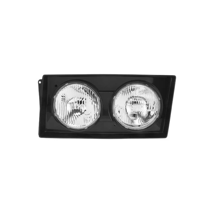 Farol Principal Lado Esquerdo Duplo com Moldura Preta - NINO F179