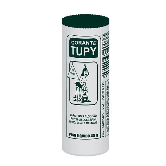 Corante Roupa Tupy 45gr Verde