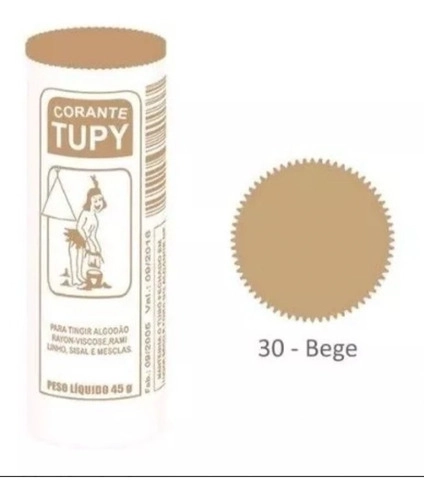 Corante Tupy Bege 45g Cx 6.0