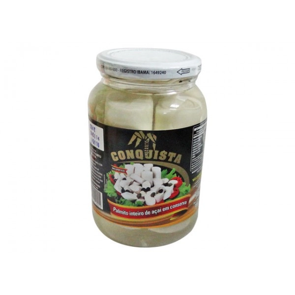 Palmito Acai Conquista 180g Inteiro
