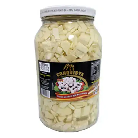 Palmito Pupunha Conquista 1 8kg Picado