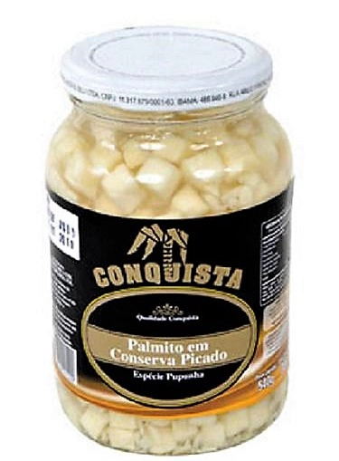 Palmito Pupunha Conquista Picado