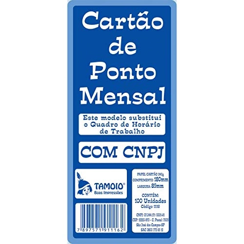 Esc Cartão De Ponto Pct C/ 100n