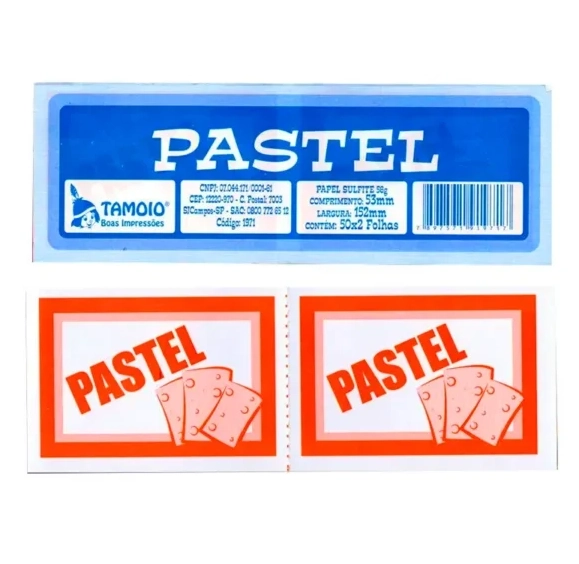 Ficha Pastel C/50x2fls Tamoio