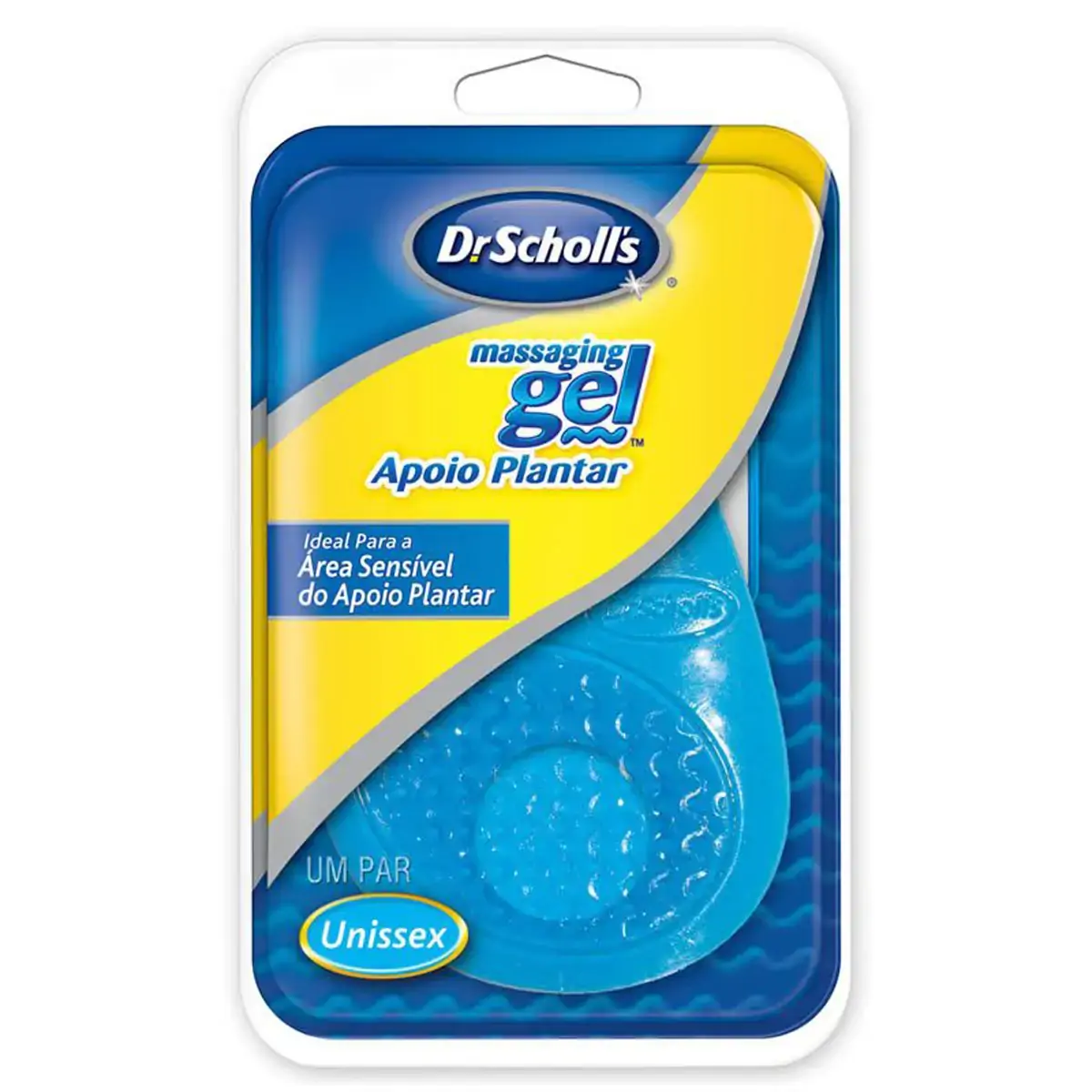 Apoio Plantar Dr Scholl S Massaging Gel Unissex