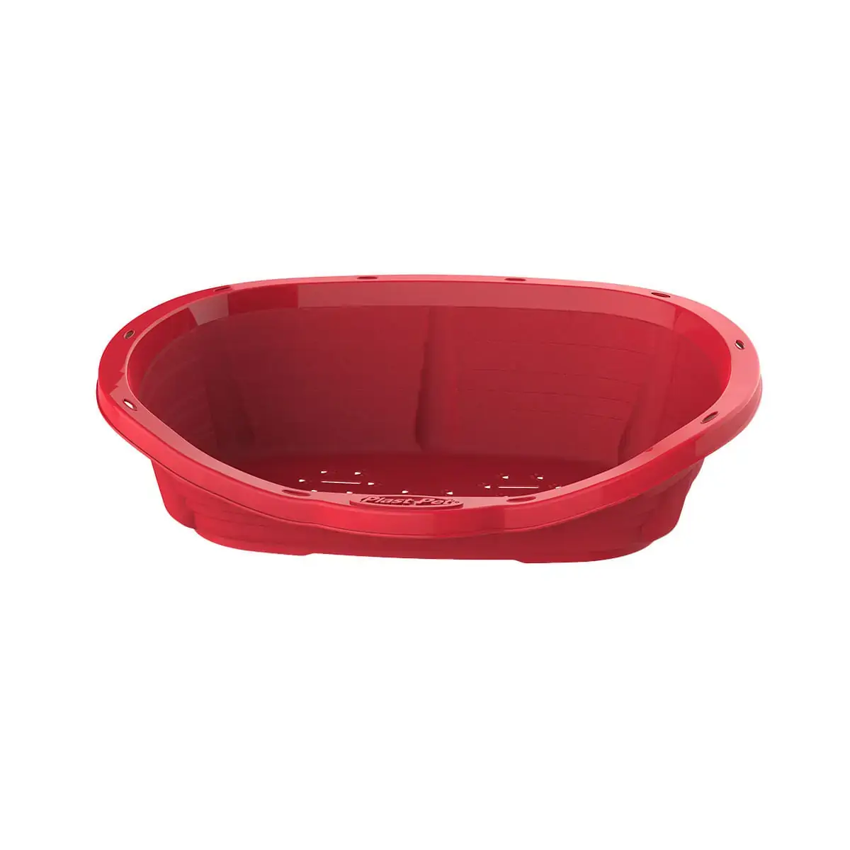 Cama Plástica Para Cães e Gatos Pet Lola Plast Pet - Vermelho Nº8