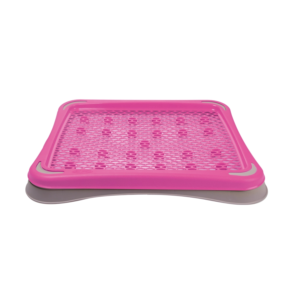 Sanitário Cão Pipi Tapete Base Gelo Rosa