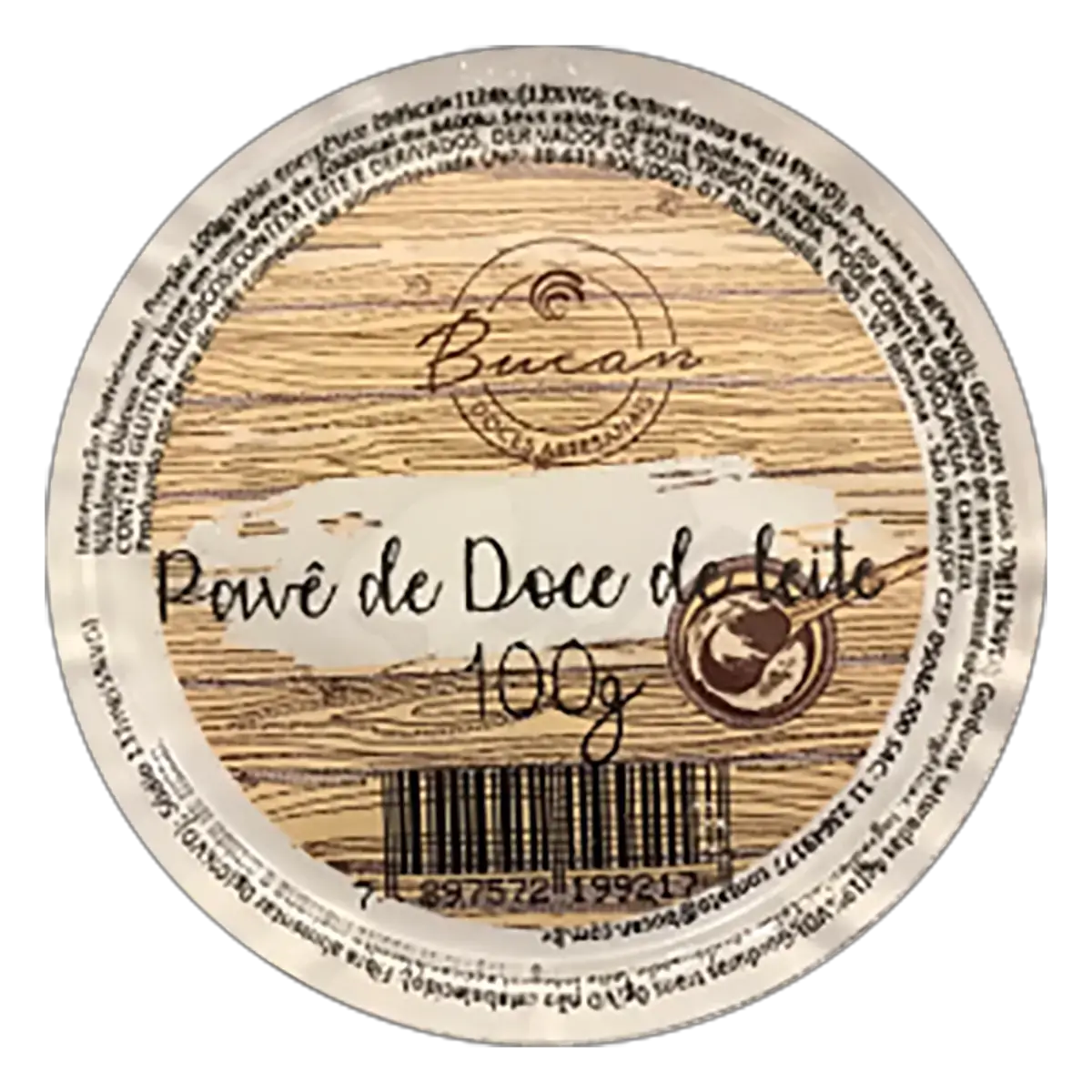 Pavê Cobertura Doce De Leite Bucan Pote 100g