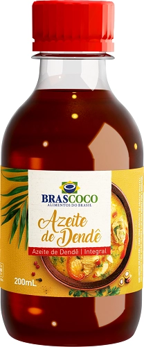 Azeite Dende Integral Brasc 200ml