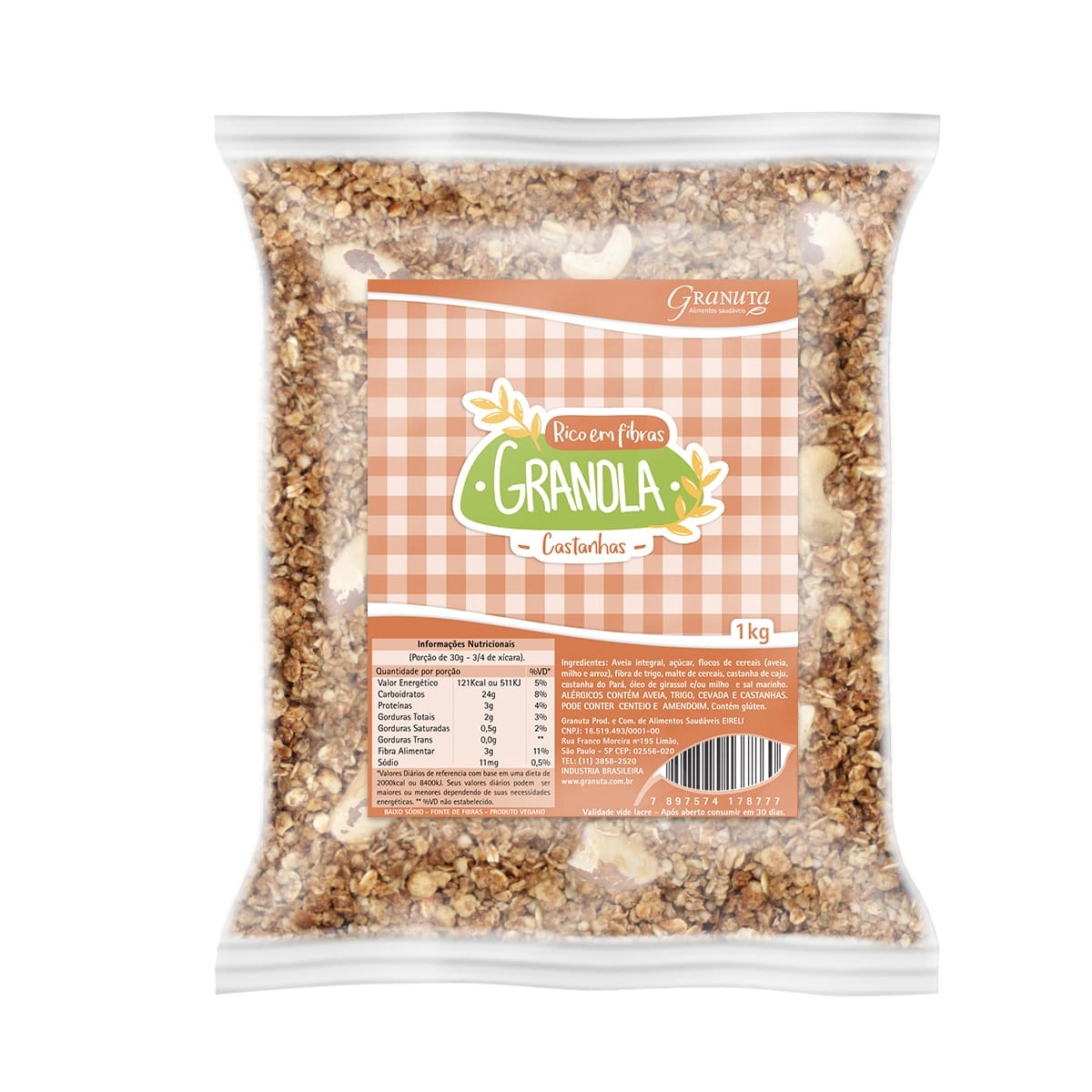 Granola Granuta Tradic C/castanha 1kg
