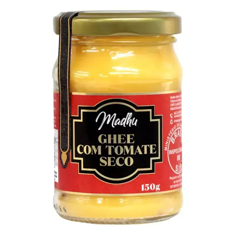 Manteiga Ghee Madhu 150g - Tomate Seco