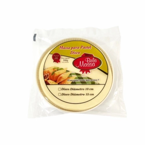 Massa P/pastel Bela Massa 500g Disco