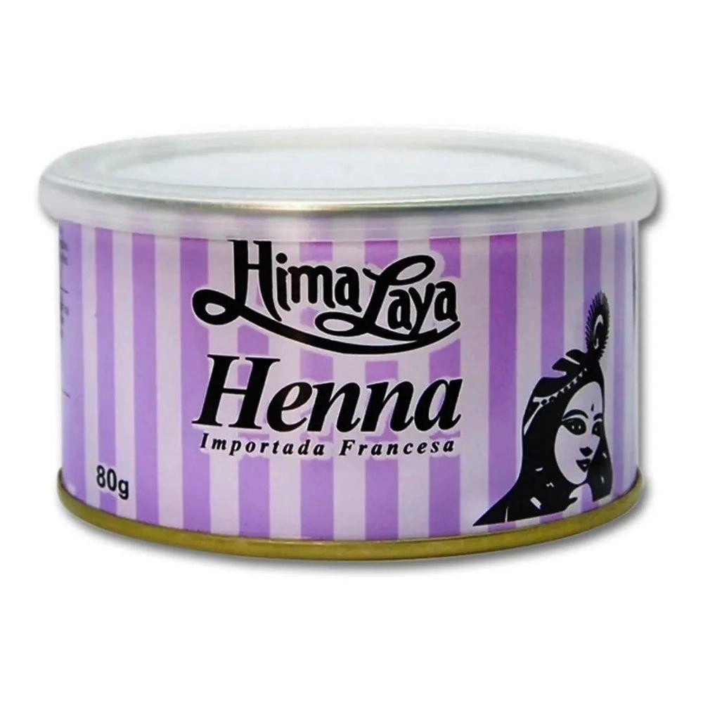 Henna Himalaya Po Lata 80g Castanho Medio
