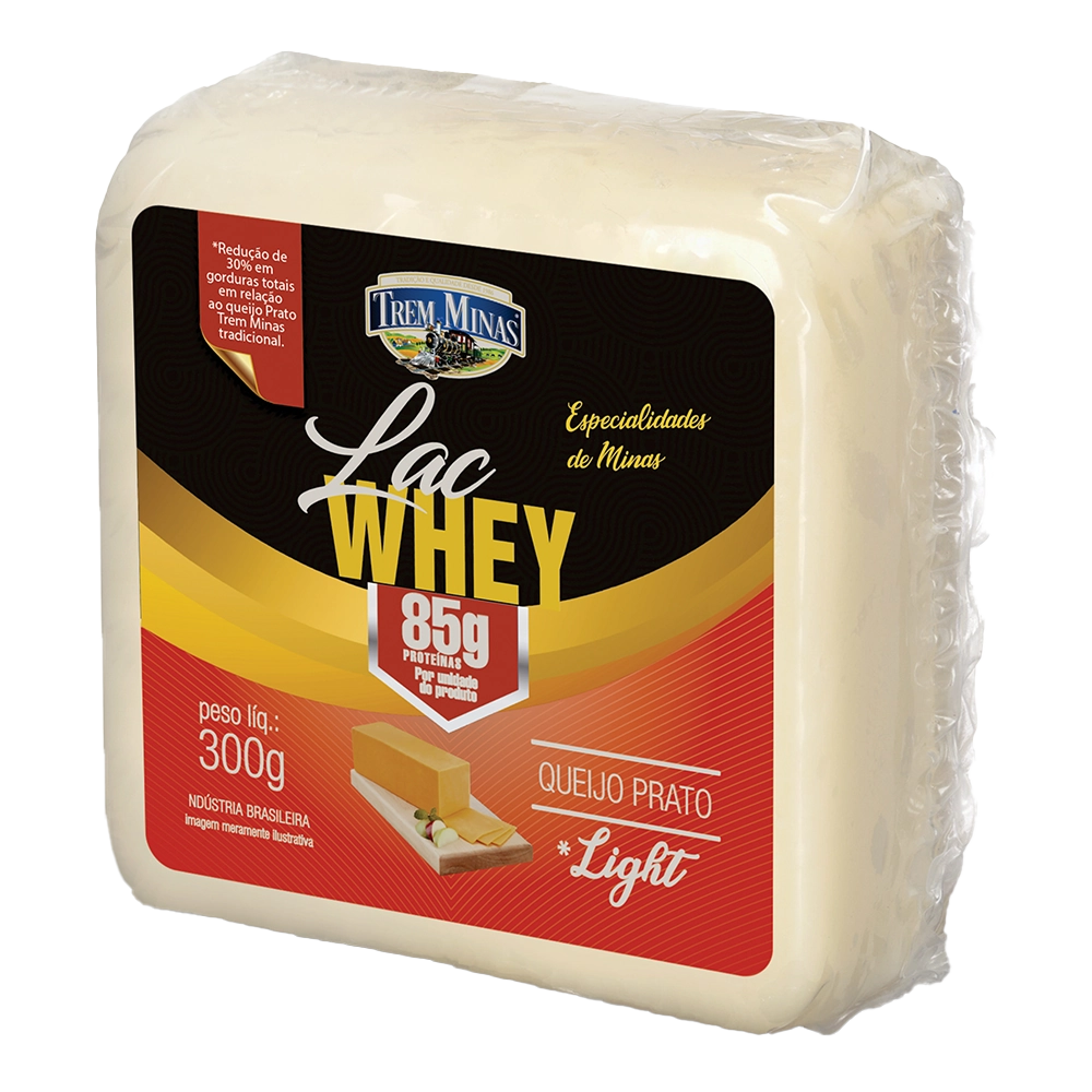 Queijo Trem Minas Prato Whey85g 300g