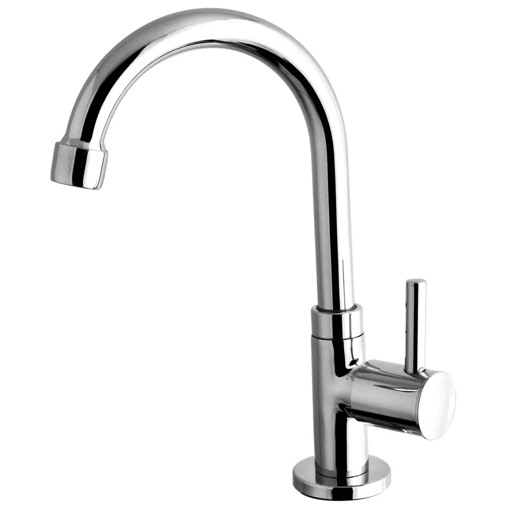 Torneira Para Lavatório De Banca 1/4 De Volta Com Bica Móvel Delicatta Slim 1166 C-58 - Kimetais