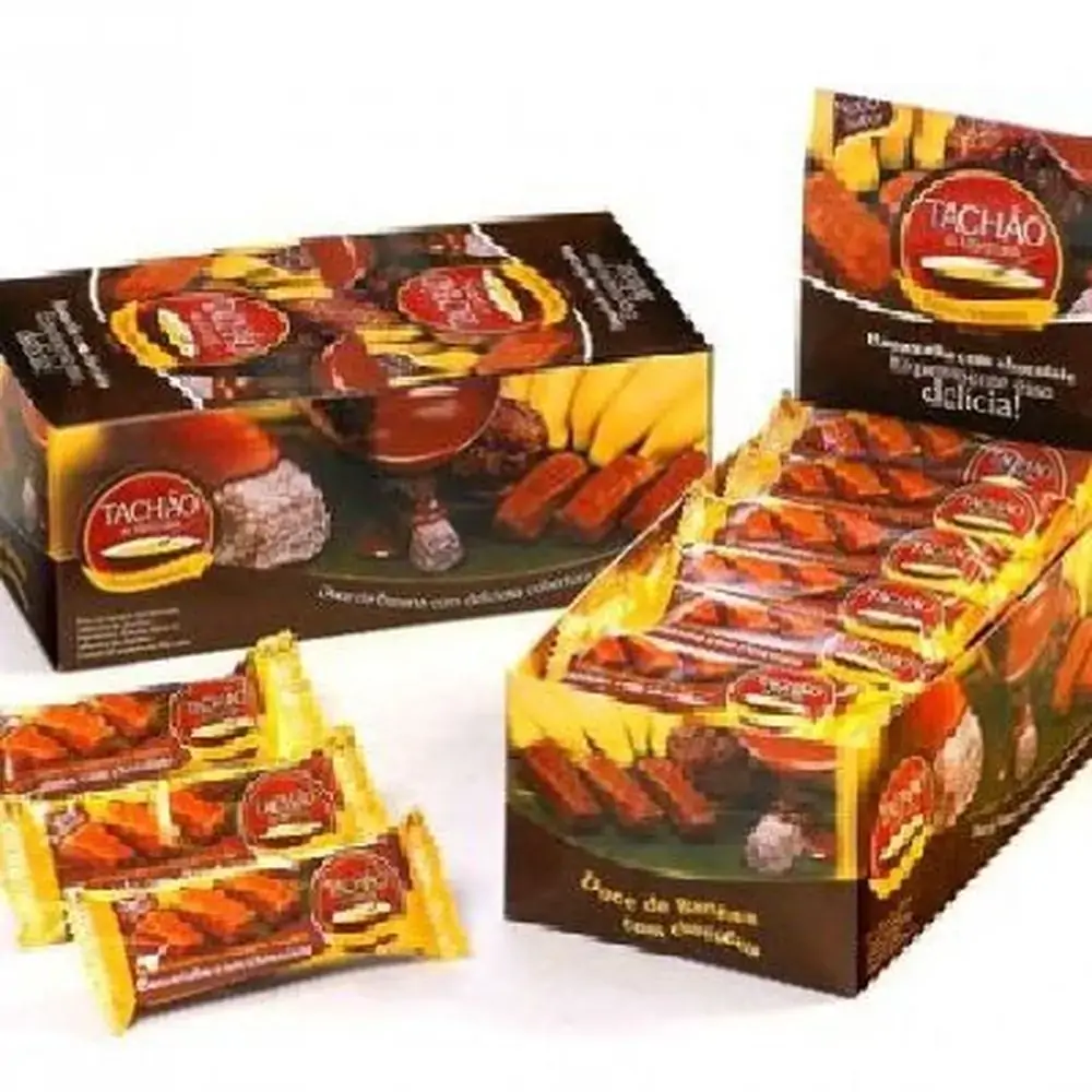 Cx Banana C/chocolate 600g Tachao De Ubatuba