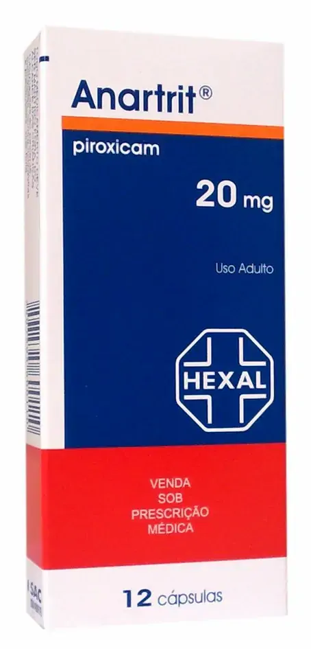 Anartrit 20 Mg 12 Cápsulas Sandoz Similar