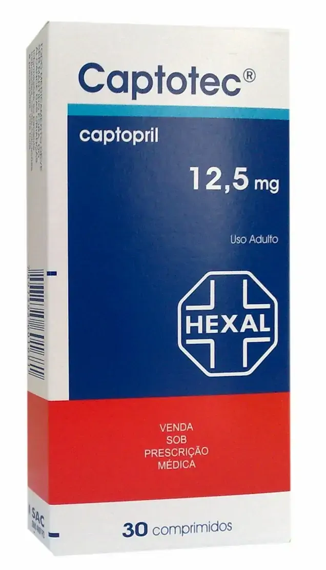 Captotec 12,5 Mg 30 Comprimidos Sandoz Similar