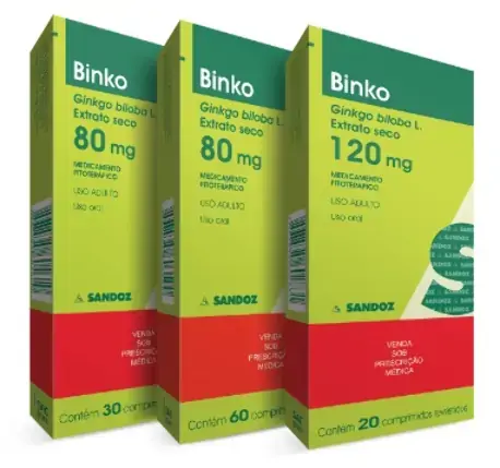 Binko 80mg Caixa 60 Comp