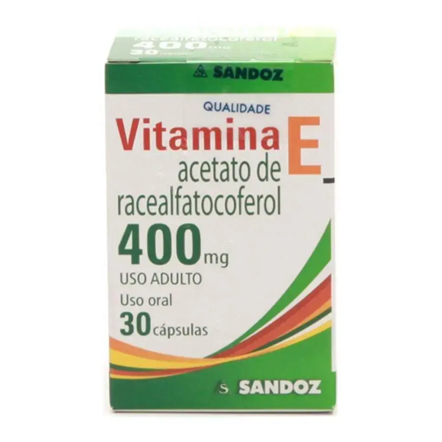 Vitamina E 400 Mg 30 Cápsulas Sandoz Similar