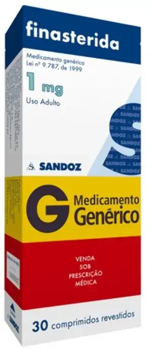 Finasterida 1 Mg 30 Comprimidos Sandoz Genérico