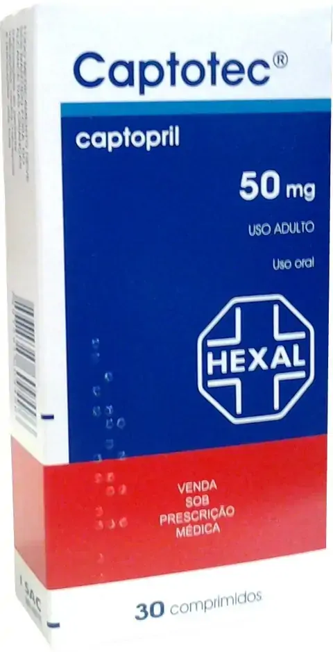 Captotec 50 Mg 30 Comprimidos Sandoz Similar