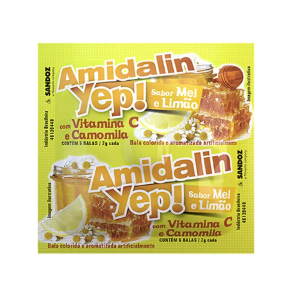 Amidalin Yep Mel e Limão C/5