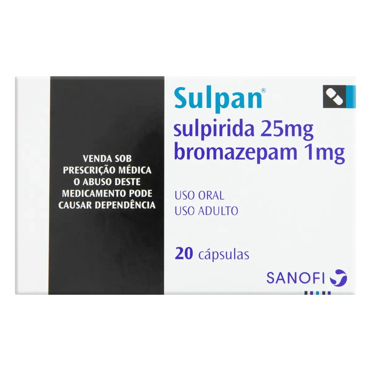 Sulpan Sanofi Caixa 20 Cápsulas