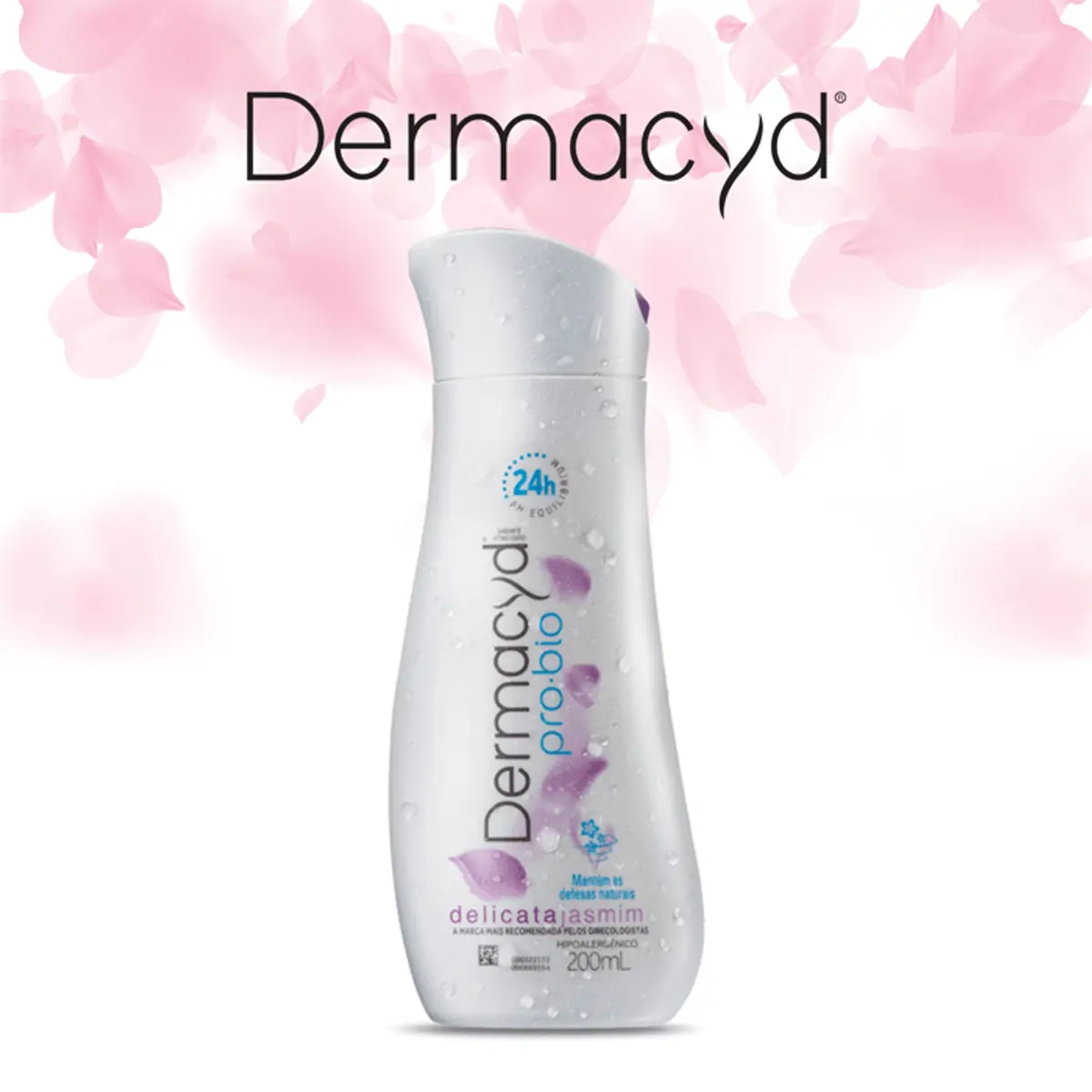 Sabonete Líquido Íntimo DERMACYD Delicata 200ml