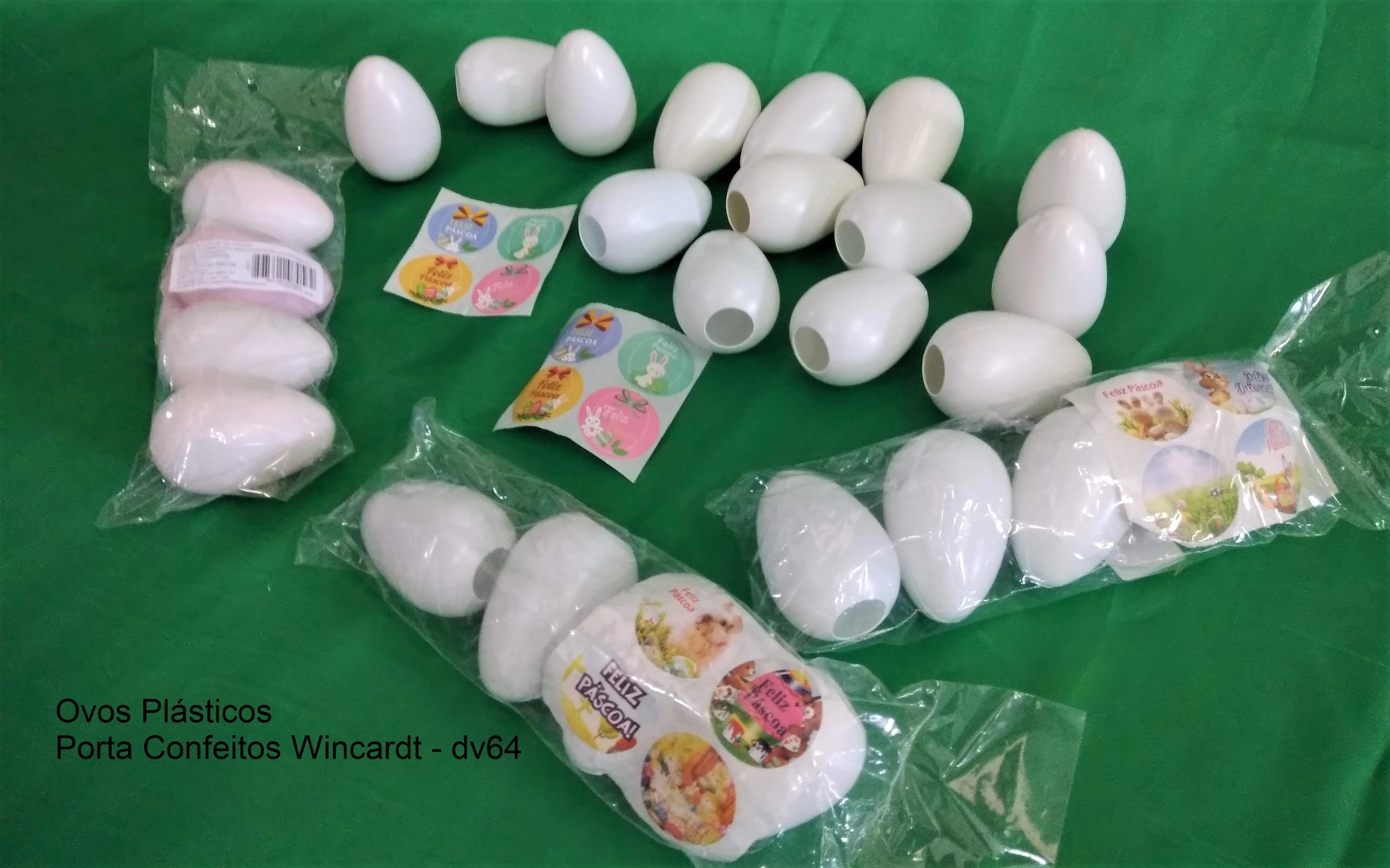 Ovos Plasticos Porta Confeitos Dv64 Wincardt