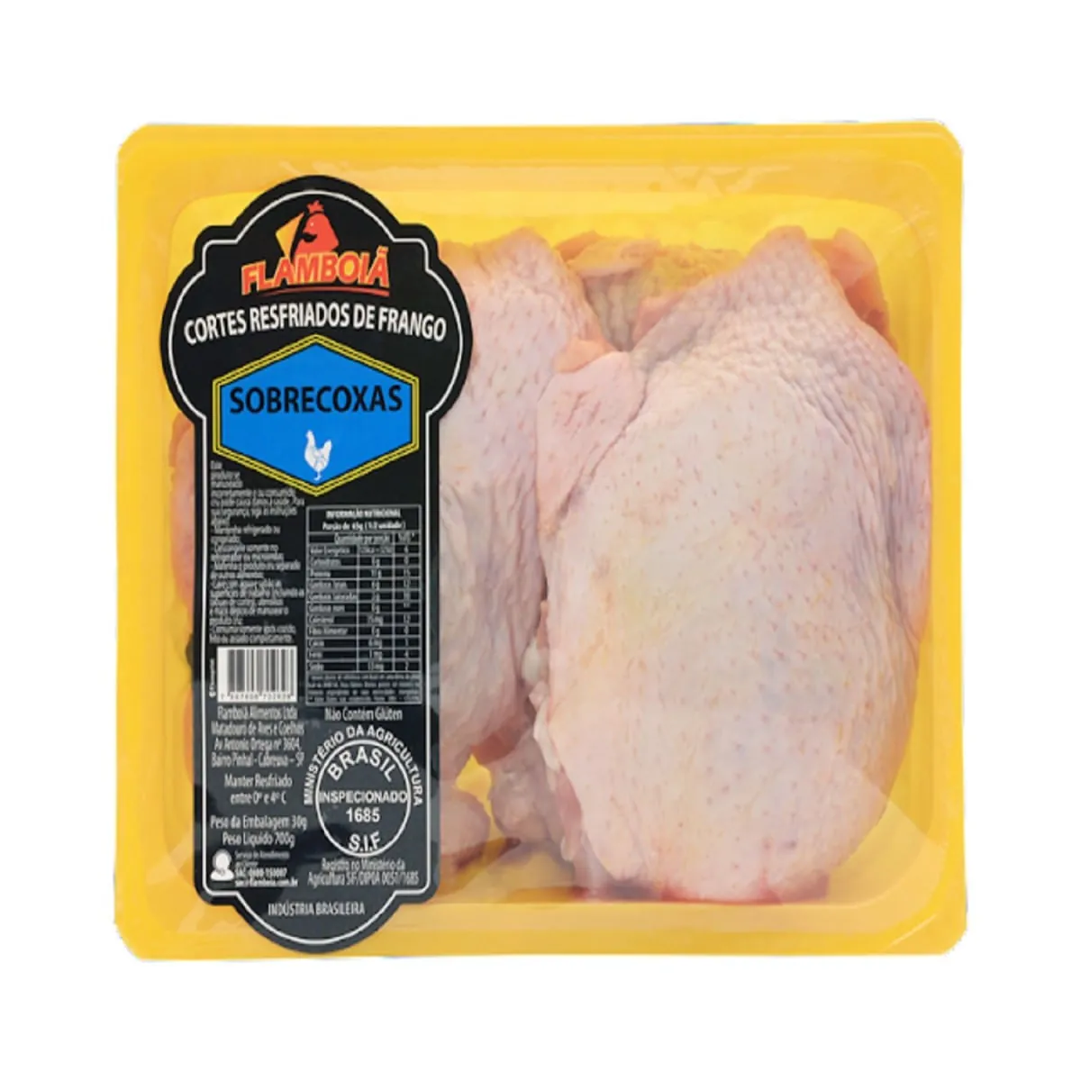 Sobrecoxa de Frango Congelada Flamboia 700 g