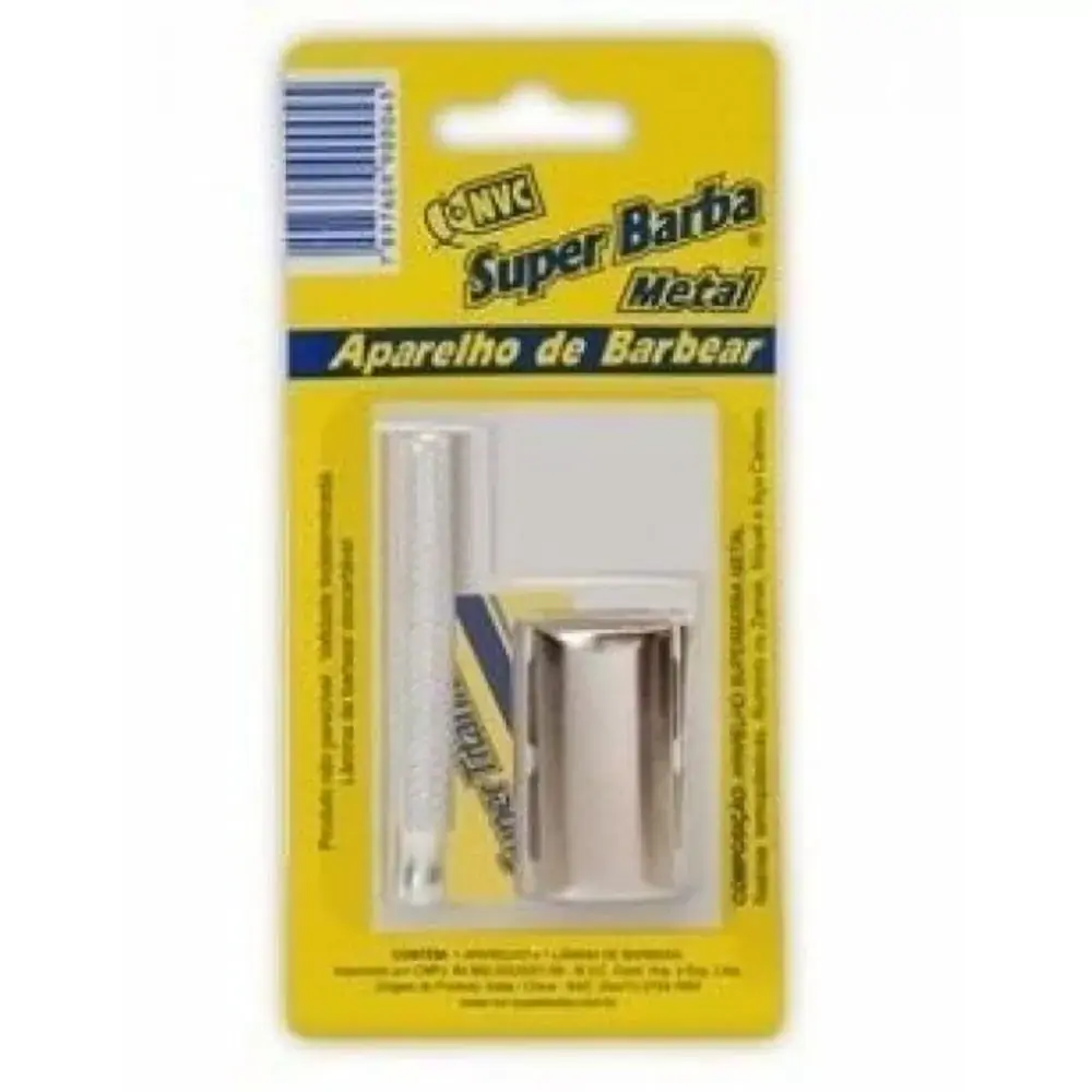 Kit Barbear Super Barba Metal Aparelho Lamina