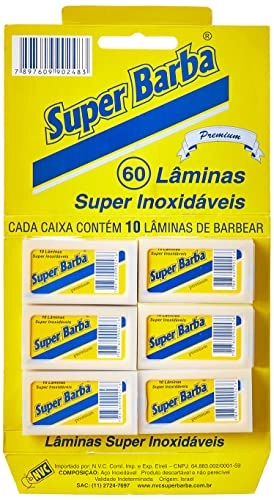 Super Barba Lamina Barb Premium 60pc, Super Barba
