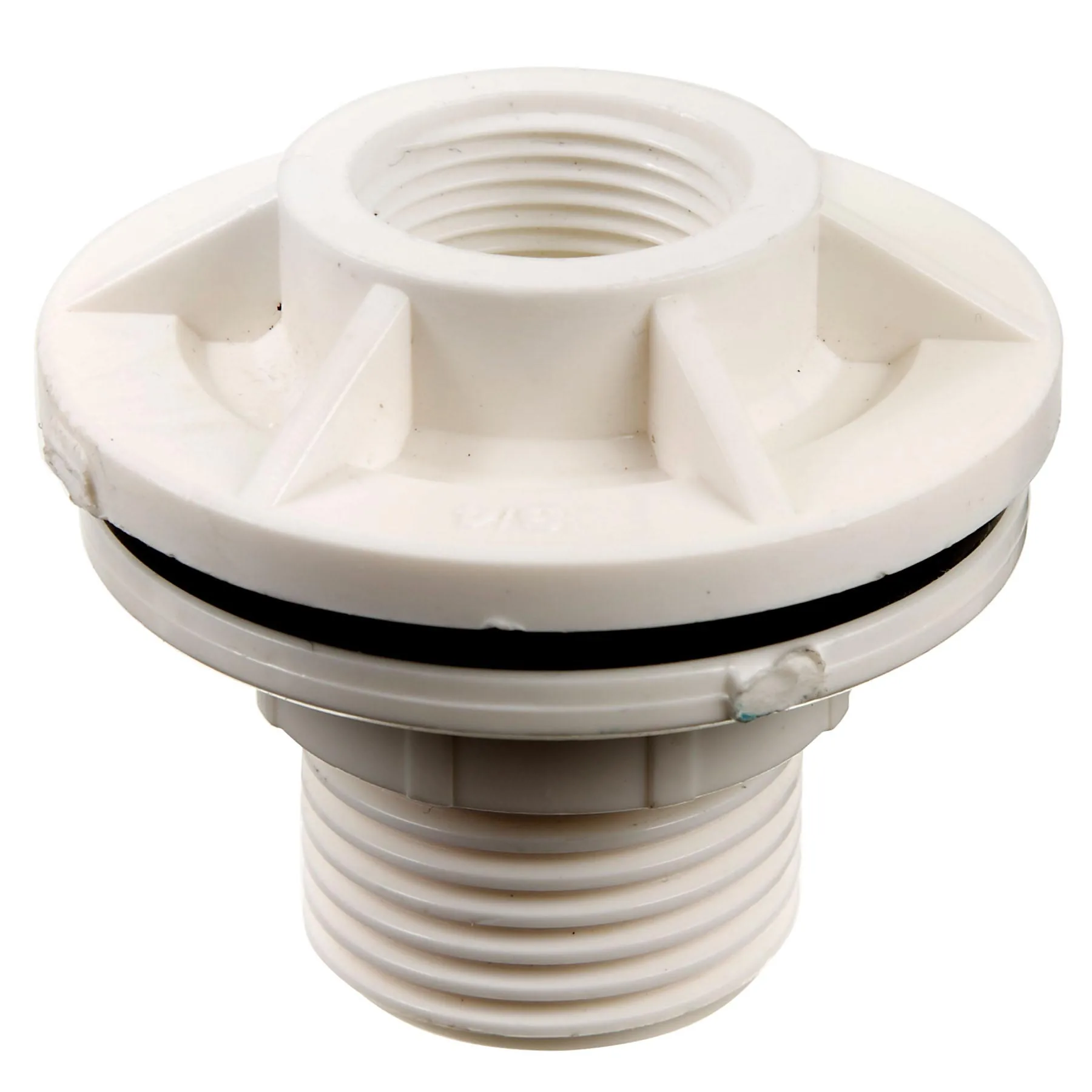 Adaptador com Anel PVC Branco Roscável 3/4" 25mm Tigre