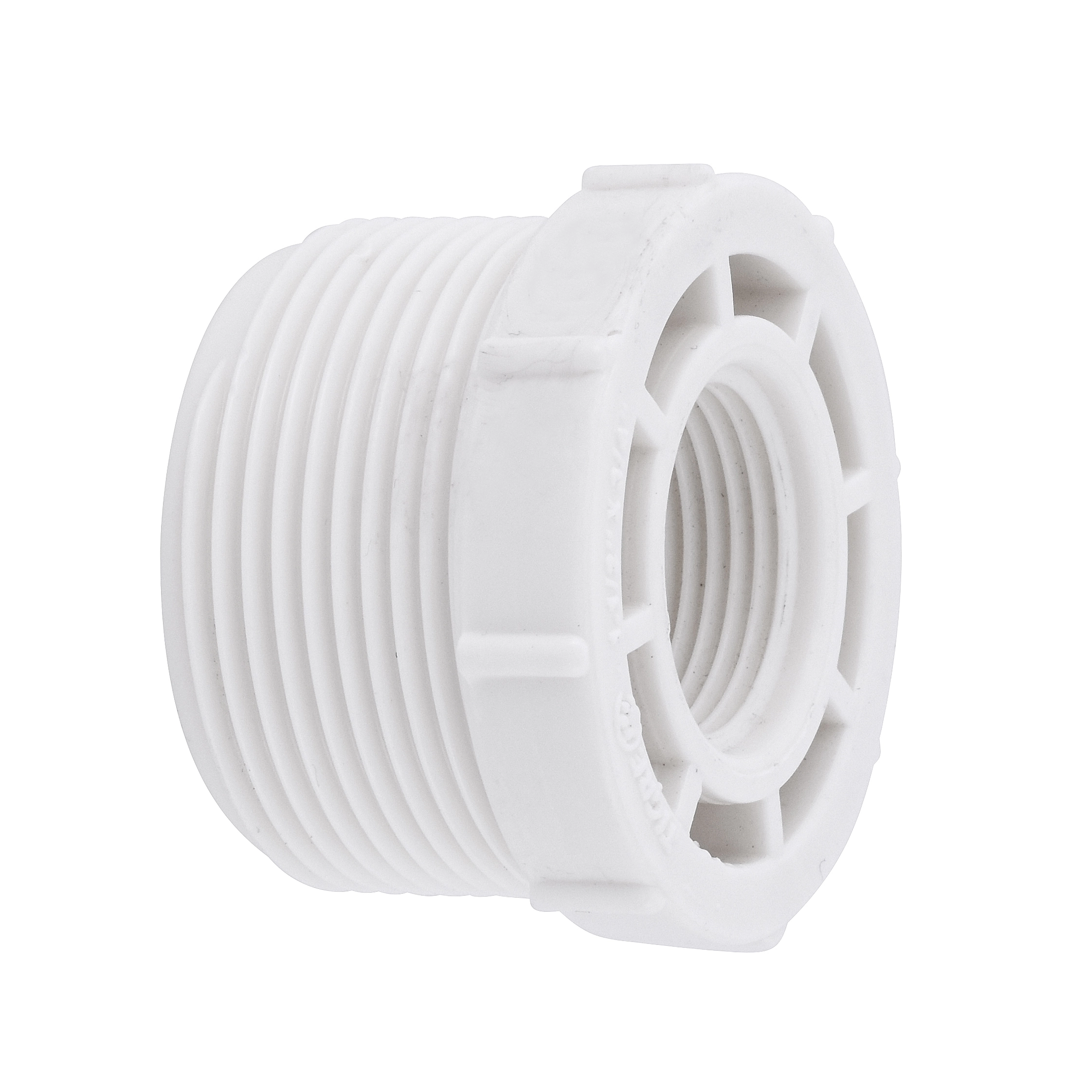 Bucha de Redução Curta PVC Branco Roscável 1.1/2x3/4" 50x25mm Tigre
