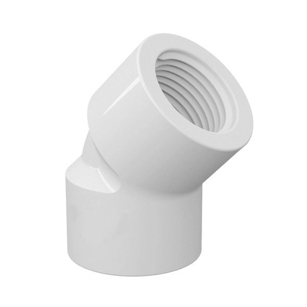 Joelho 45° PVC Branco Roscável 1.1/4" 40mm Tigre