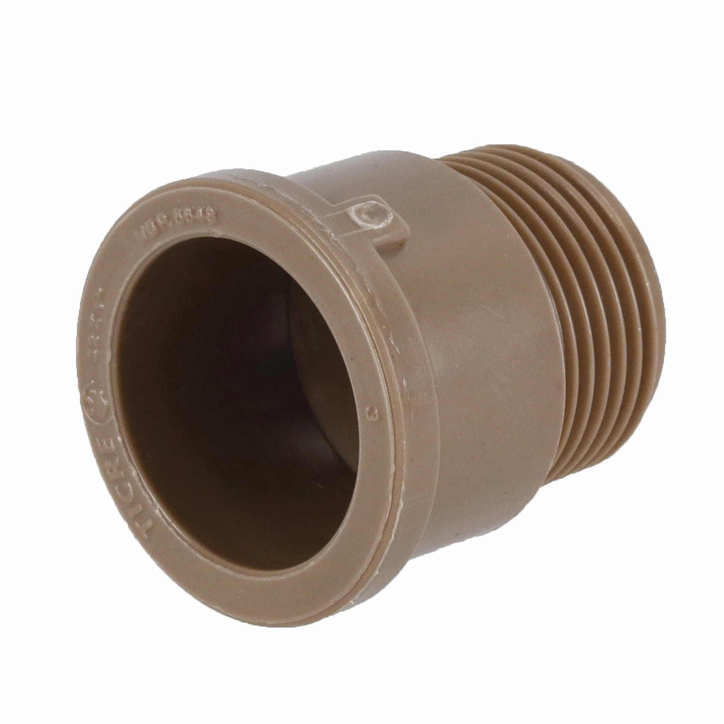 Adaptador Soldável Curto 32mm Marrom