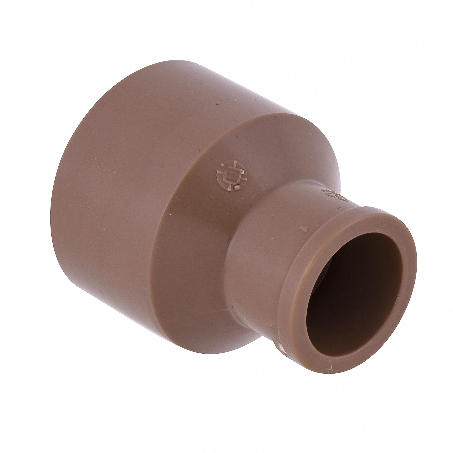 Bucha de Redução Soldável Longa 50x25mm Marrom