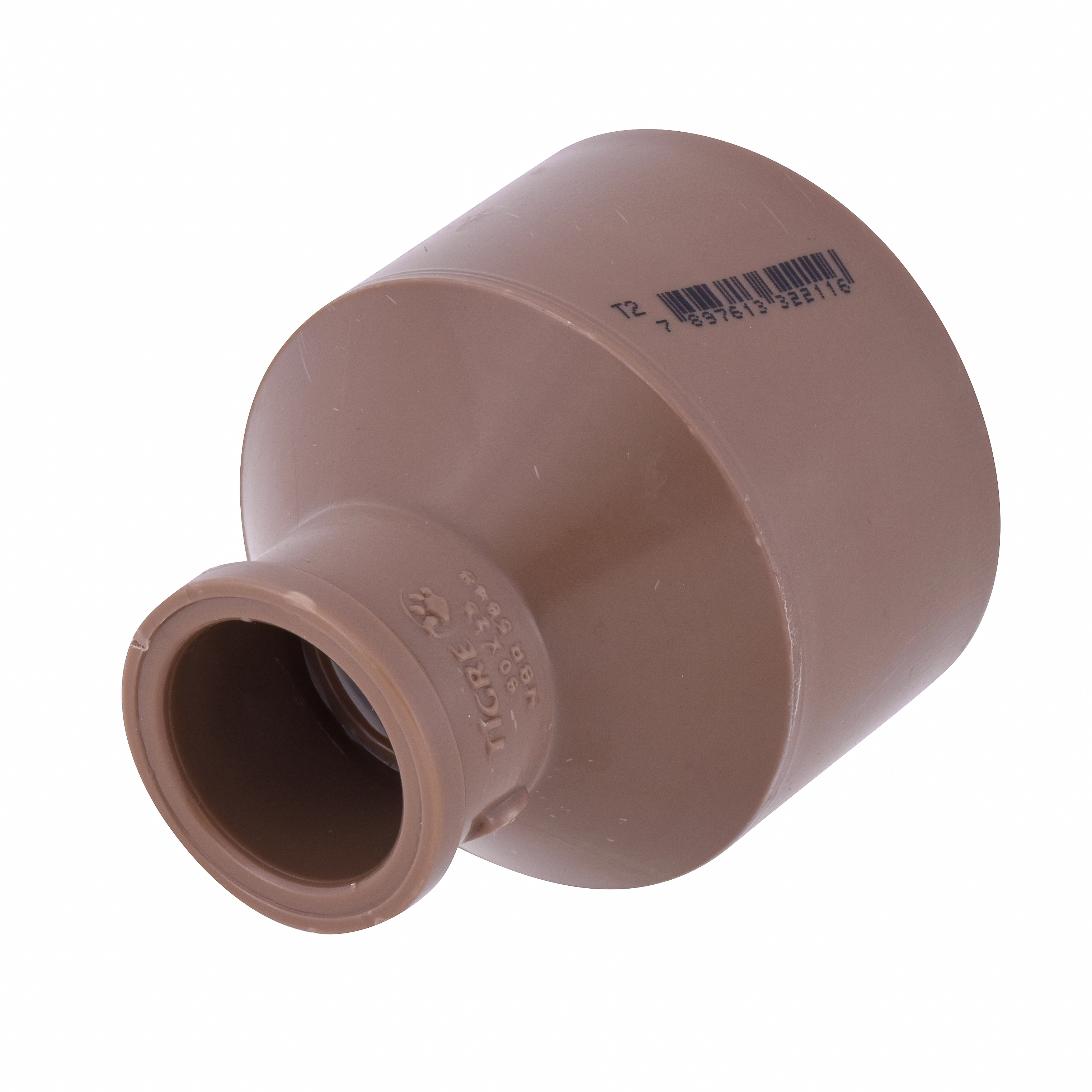 Bucha de Redução Soldável Longa 60x25mm Marrom