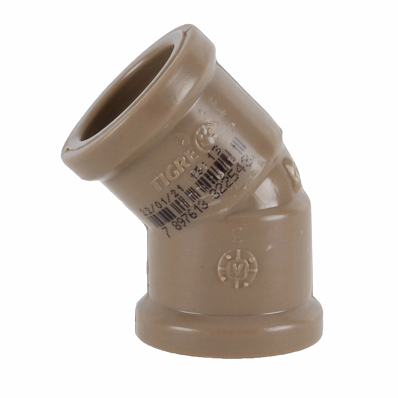 Joelho 45° Soldável 20mm Marrom