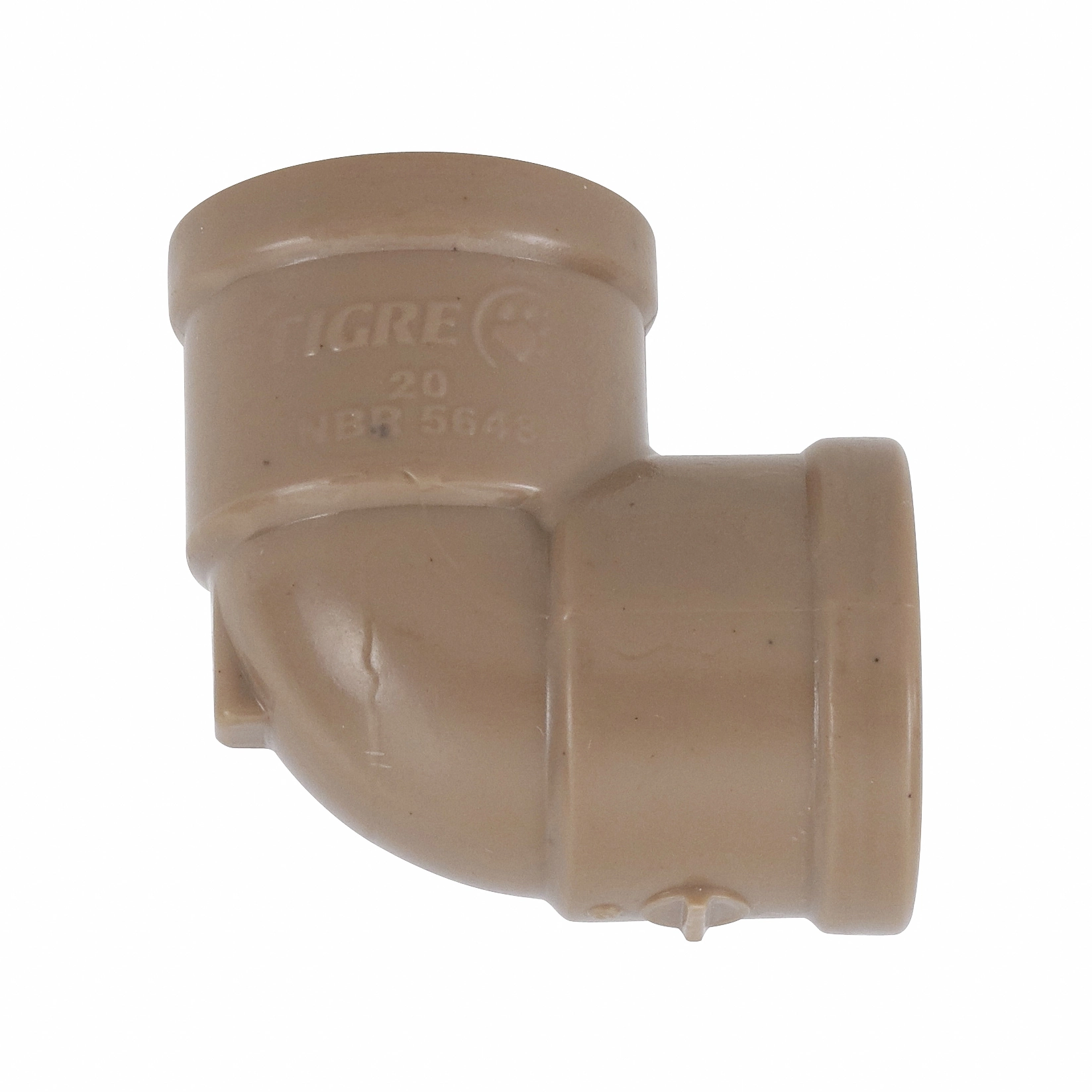 Joelho 90° Soldável 20mm Marrom