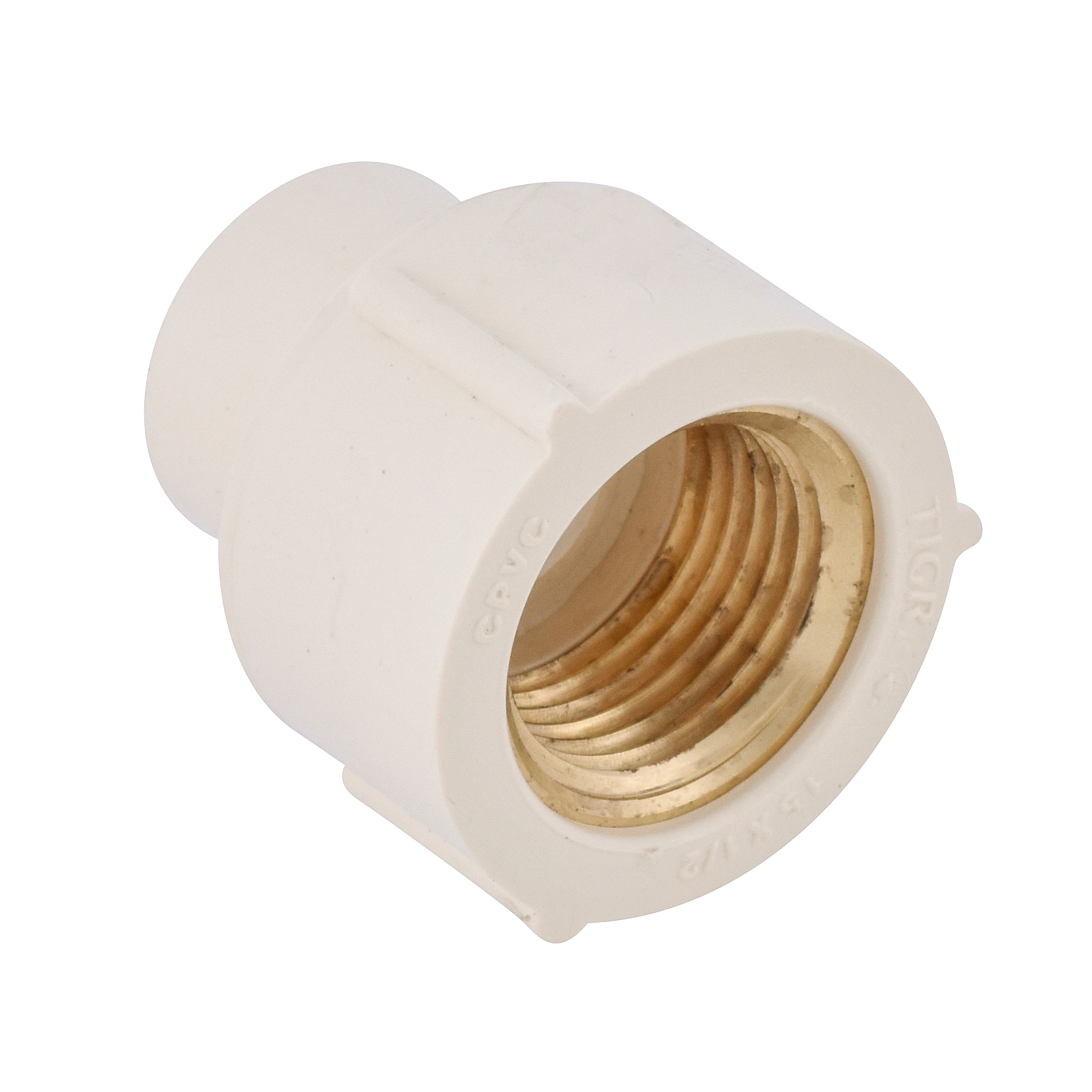 Luva de Transição CPVC Roscável e Liso para Condução de Água Quente 15mm ou 1/2" Aquatherm Tigre