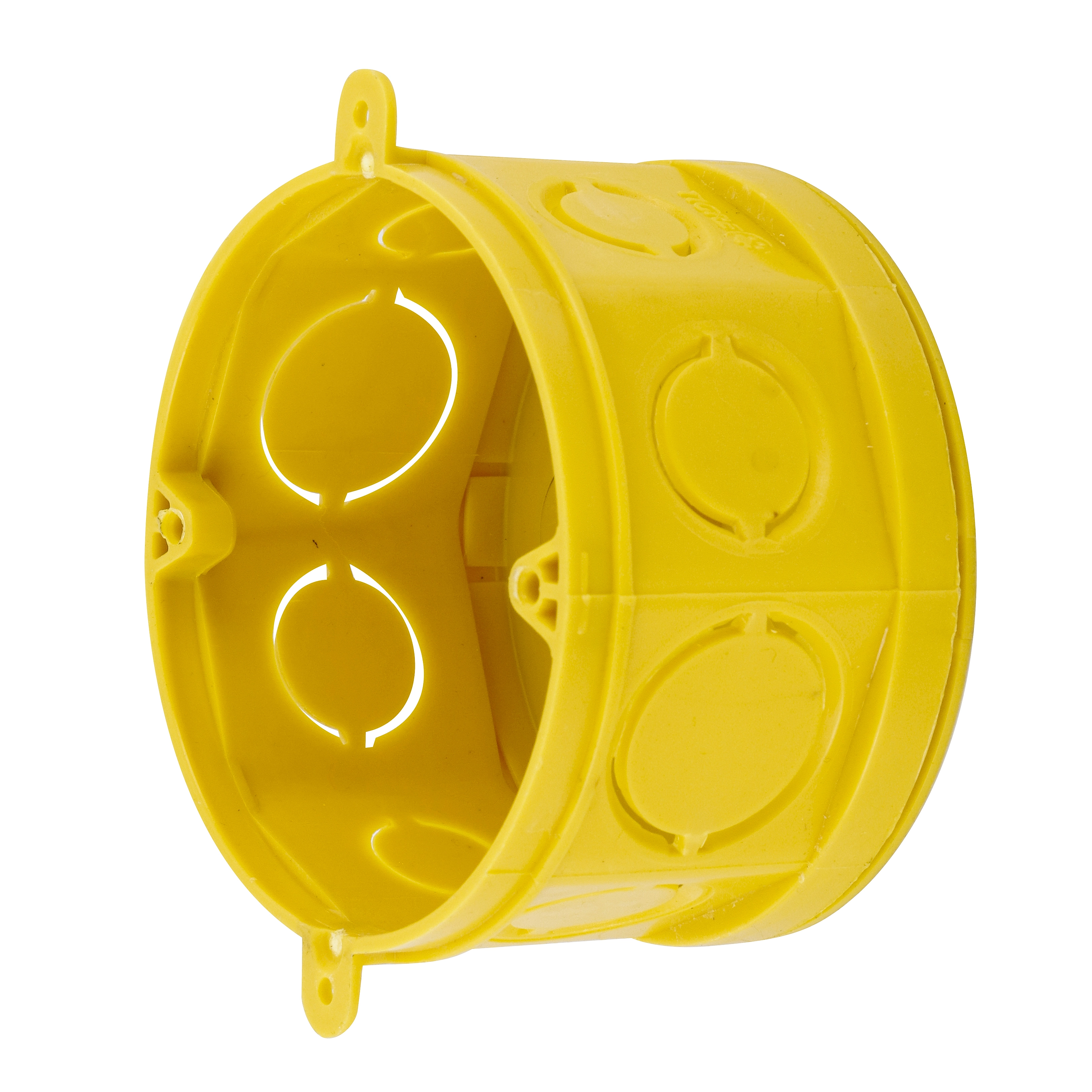 Caixa de Luz Octogonal em Pvc Flex Fundo Móvel 4x4´´ Amarela