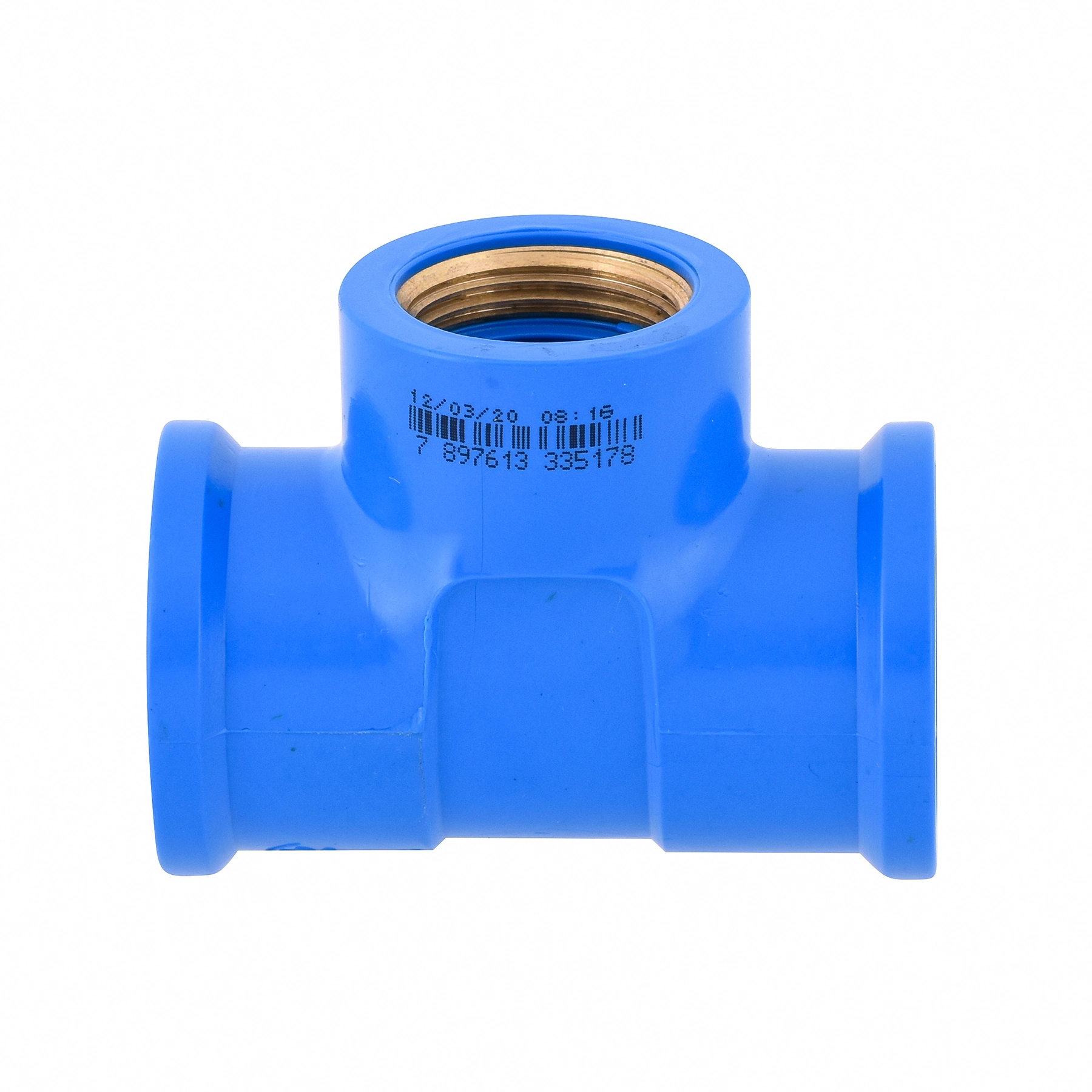 Tê com Bucha PVC Azul Roscável e Soldável 1x3/4" 32x25mm Tigre