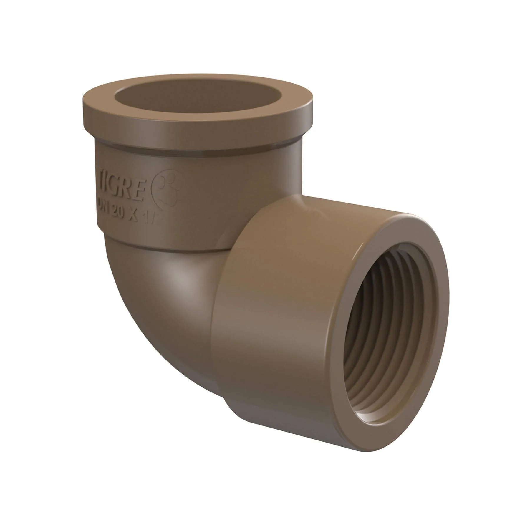 Joelho 90° Soldável Misto 3/4´´X25mm Branco