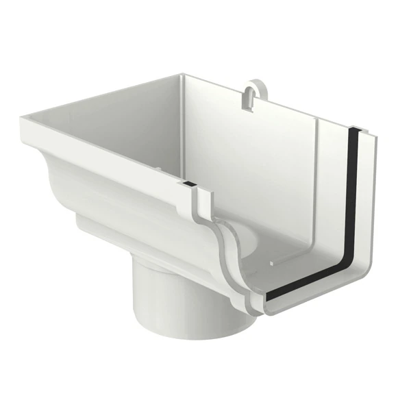 Bocal Circular Esquerdo Aquapluv Style Branco