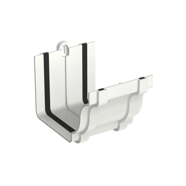 União Moldura para Calha em PVC 13,3x13,3cm Aquapluv Style Tigre