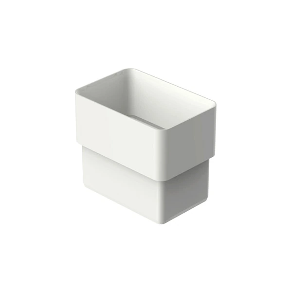 Acoplamento Retangular Aquapluv Style Branco