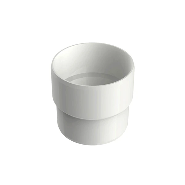 Conector de Acoplamento para Calha Redondo em PVC 8,8x8,8cm Aquapluv Style Tigre