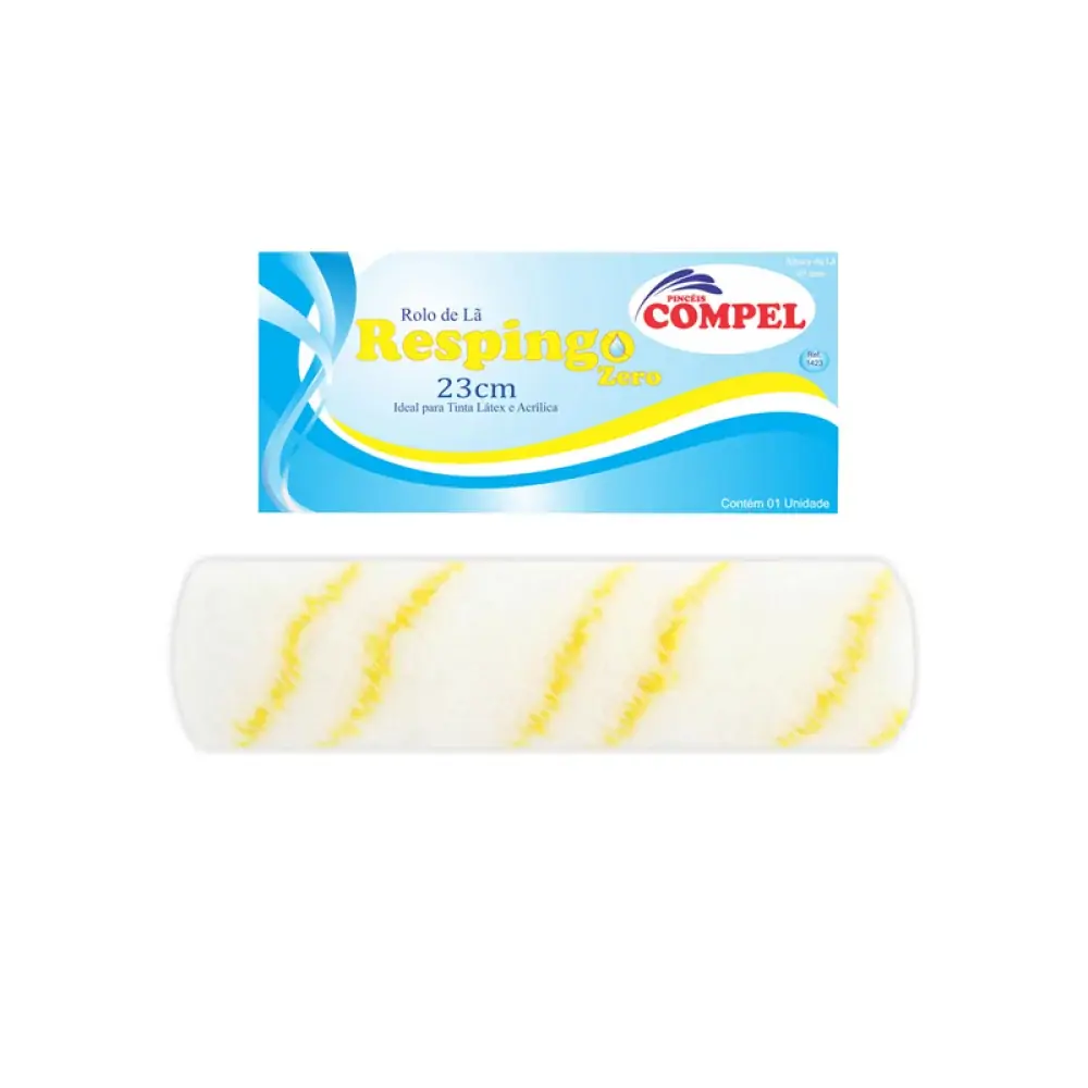 Rolo La 23 Cm Acrilica Anti Respingo S/cabo Compe